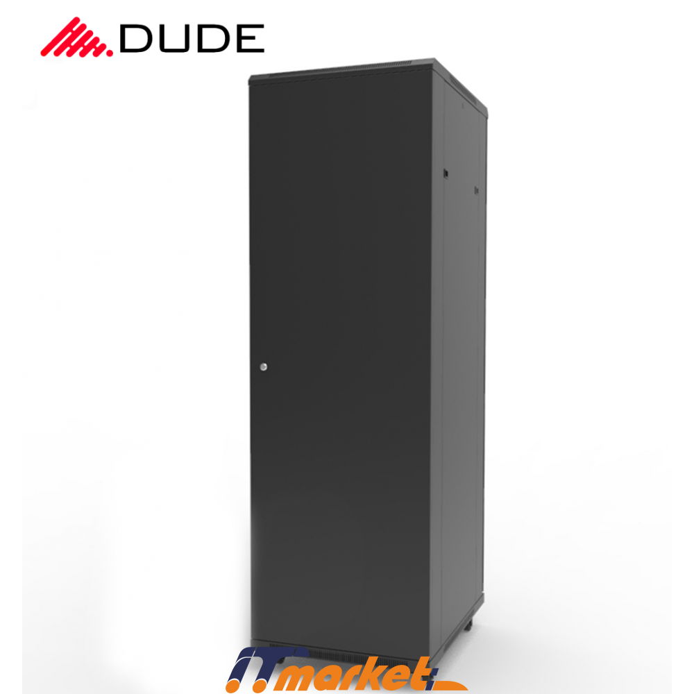 DUDE 22U 600X800 STANDING RACKMOUNT CABINET BLACK (NB-6822)-3